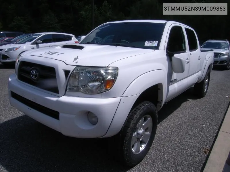 2009 Toyota Tacoma Double Cab Long Bed VIN: 3TMMU52N39M009863 Lot: 40772173