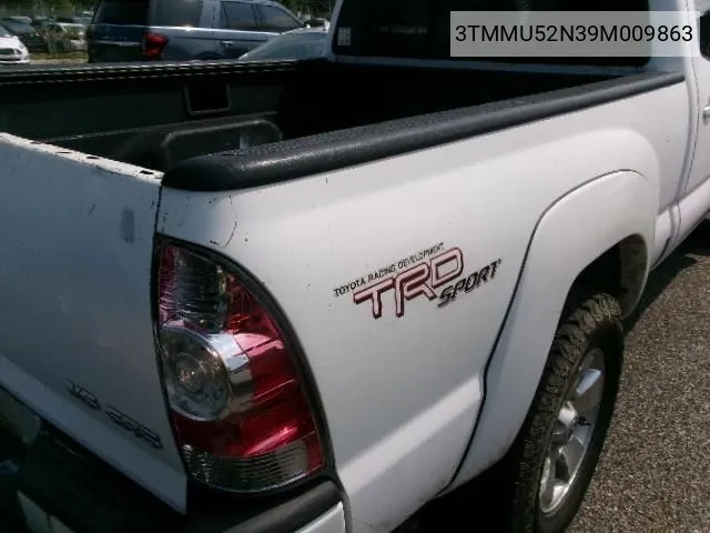 2009 Toyota Tacoma Double Cab Long Bed VIN: 3TMMU52N39M009863 Lot: 40772173