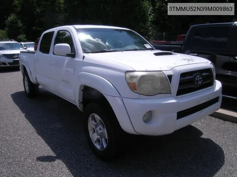 2009 Toyota Tacoma Double Cab Long Bed VIN: 3TMMU52N39M009863 Lot: 40772173