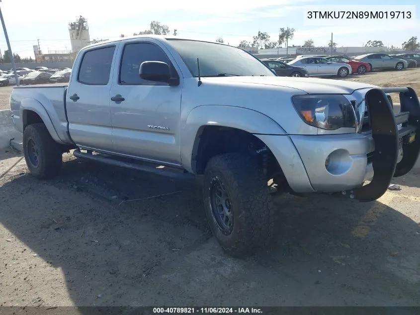 2009 Toyota Tacoma Dbl Cab Prerunner Lng Bed VIN: 3TMKU72N89M019713 Lot: 40789821