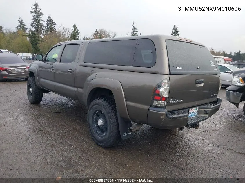 2009 Toyota Tacoma Double Cab Long Bed VIN: 3TMMU52NX9M010606 Lot: 40857894