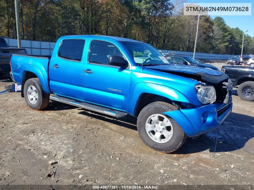 2009 Toyota Tacoma Prerunner V6 VIN: 3TMJU62N49M073628 Lot: 40877381