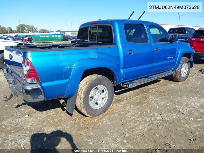 2009 Toyota Tacoma Prerunner V6 VIN: 3TMJU62N49M073628 Lot: 40877381