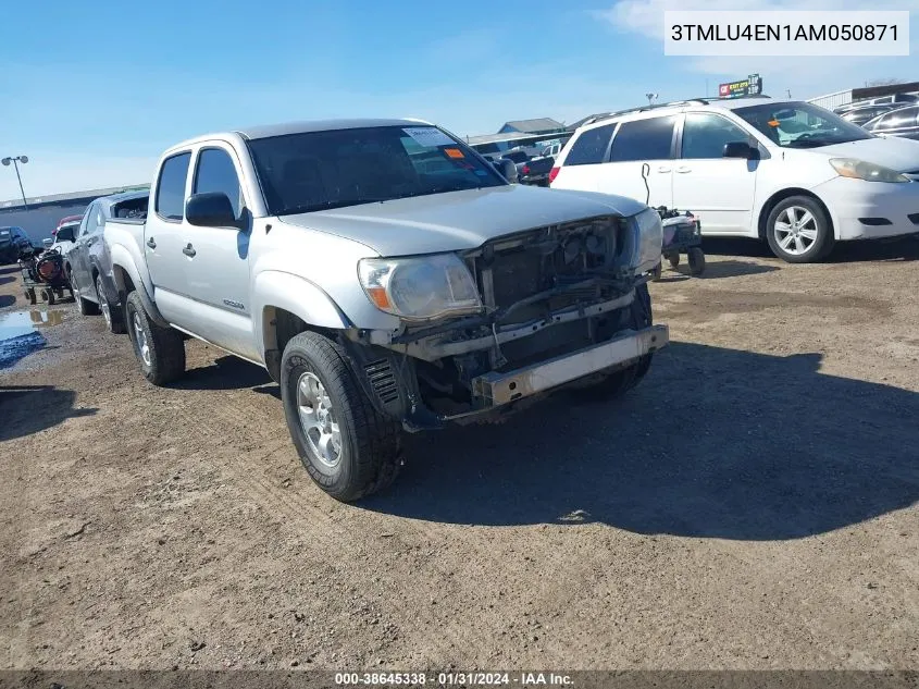 2010 Toyota Tacoma Base V6 VIN: 3TMLU4EN1AM050871 Lot: 38645338