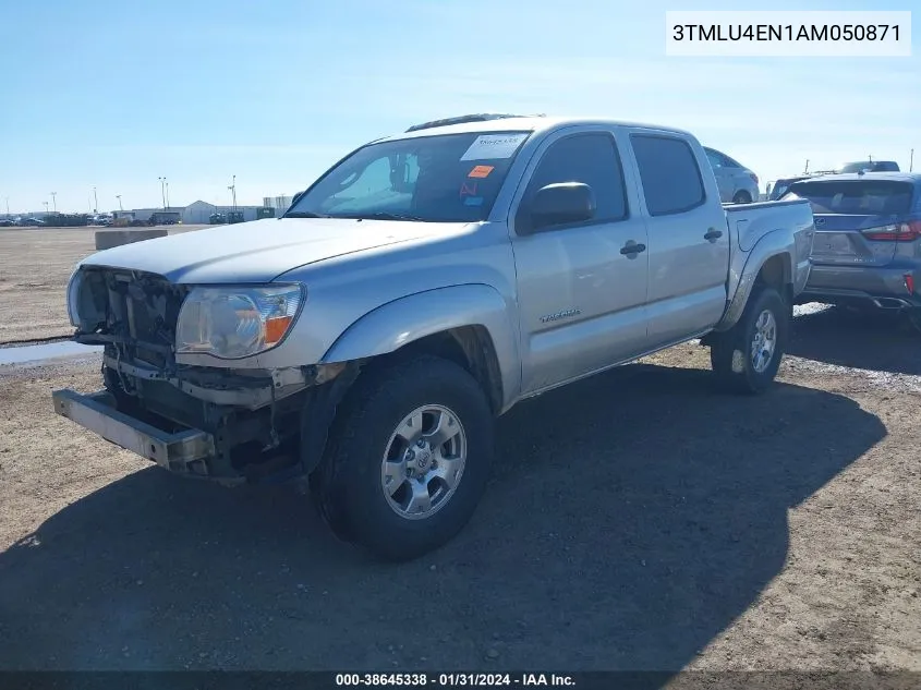 2010 Toyota Tacoma Base V6 VIN: 3TMLU4EN1AM050871 Lot: 38645338