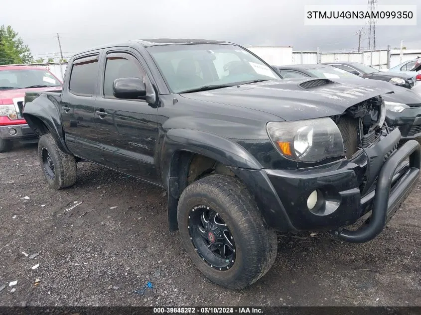 2010 Toyota Tacoma Prerunner V6 VIN: 3TMJU4GN3AM099350 Lot: 39845272