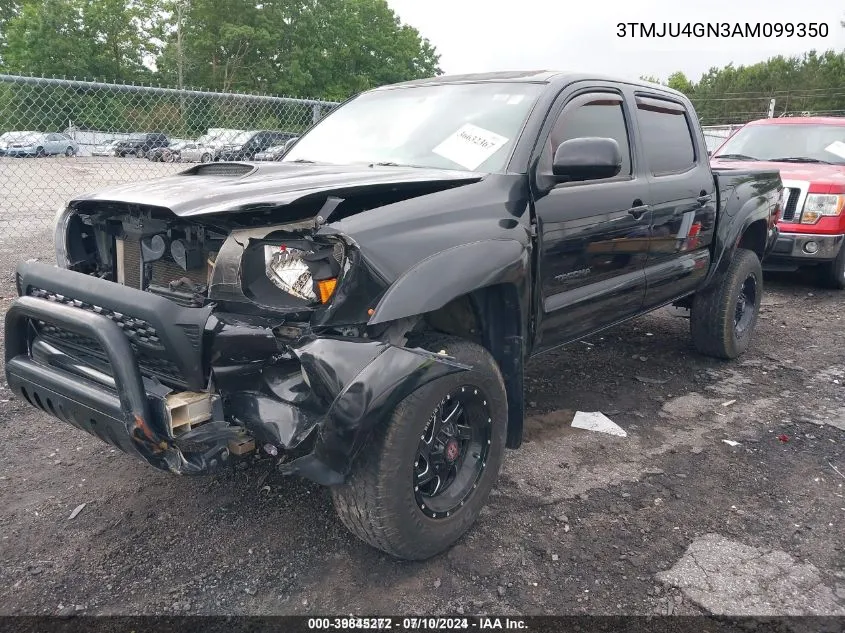 2010 Toyota Tacoma Prerunner V6 VIN: 3TMJU4GN3AM099350 Lot: 39845272