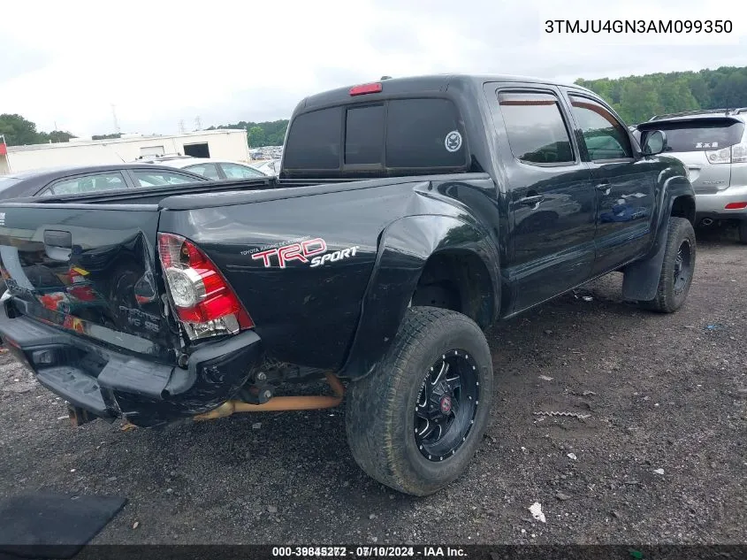 2010 Toyota Tacoma Prerunner V6 VIN: 3TMJU4GN3AM099350 Lot: 39845272