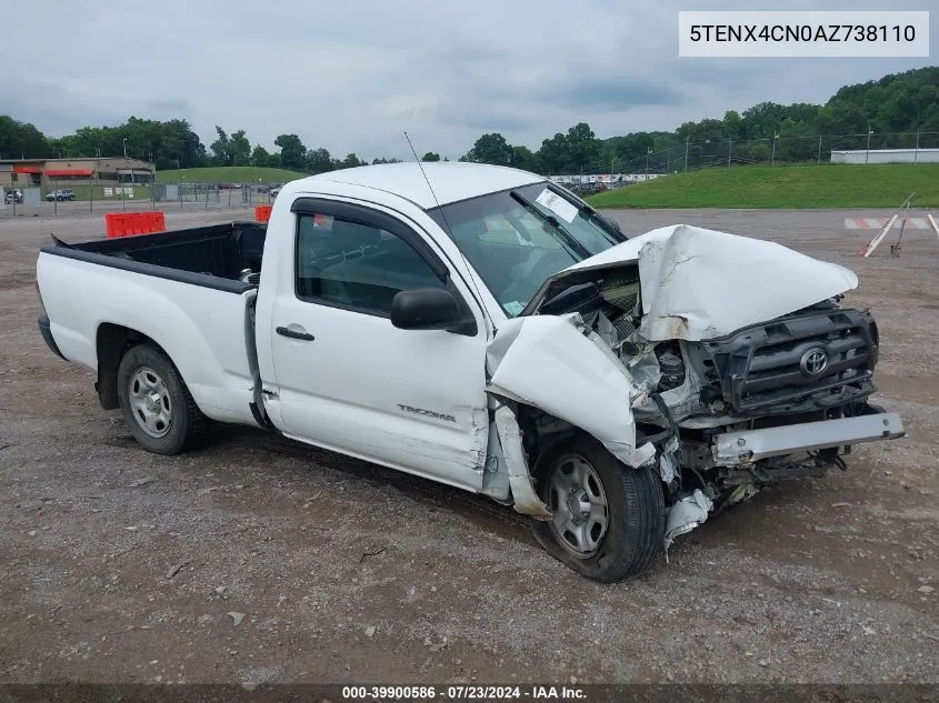 5TENX4CN0AZ738110 2010 Toyota Tacoma