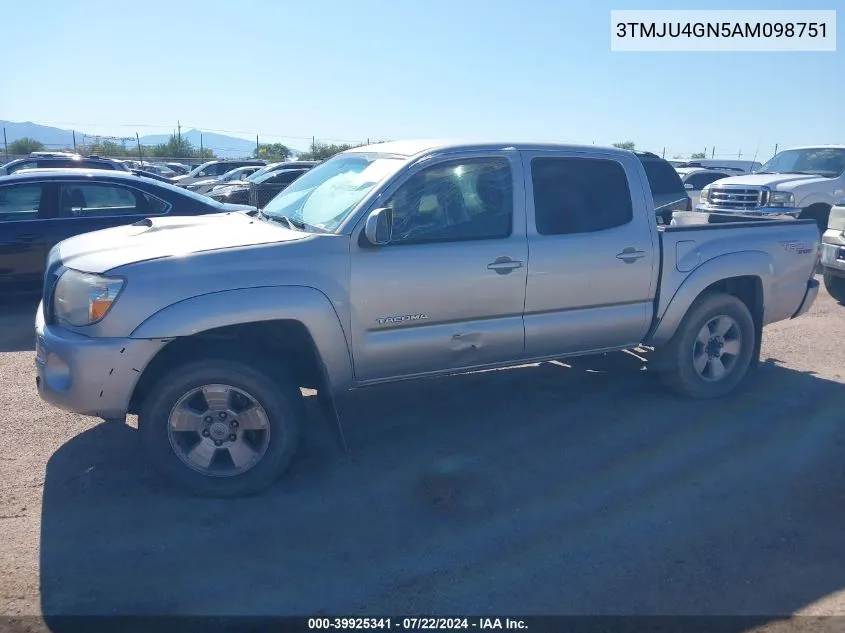 3TMJU4GN5AM098751 2010 Toyota Tacoma Prerunner V6