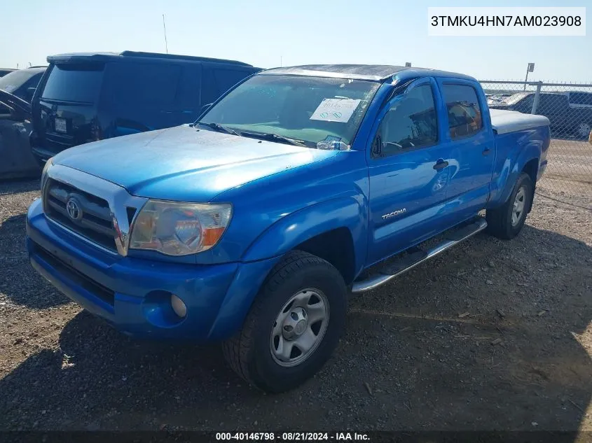 2010 Toyota Tacoma Dbl Cab Prerunner Lng Bed VIN: 3TMKU4HN7AM023908 Lot: 40146798