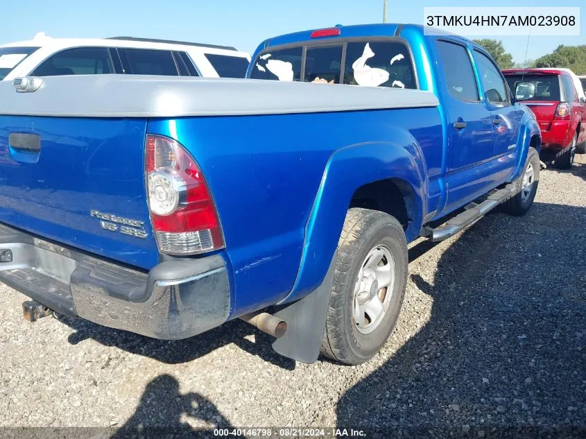 2010 Toyota Tacoma Dbl Cab Prerunner Lng Bed VIN: 3TMKU4HN7AM023908 Lot: 40146798