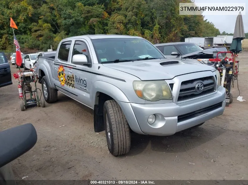 2010 Toyota Tacoma Base V6 VIN: 3TMMU4FN9AM022979 Lot: 40321013