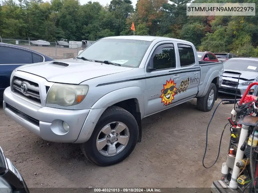 2010 Toyota Tacoma Base V6 VIN: 3TMMU4FN9AM022979 Lot: 40321013