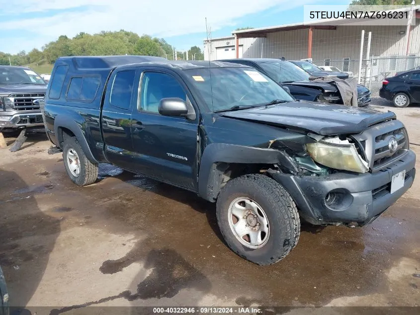 2010 Toyota Tacoma Access Cab VIN: 5TEUU4EN7AZ696231 Lot: 40322946