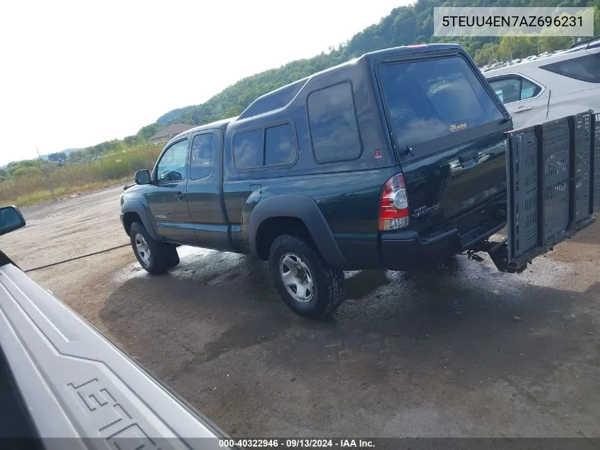 2010 Toyota Tacoma Access Cab VIN: 5TEUU4EN7AZ696231 Lot: 40322946