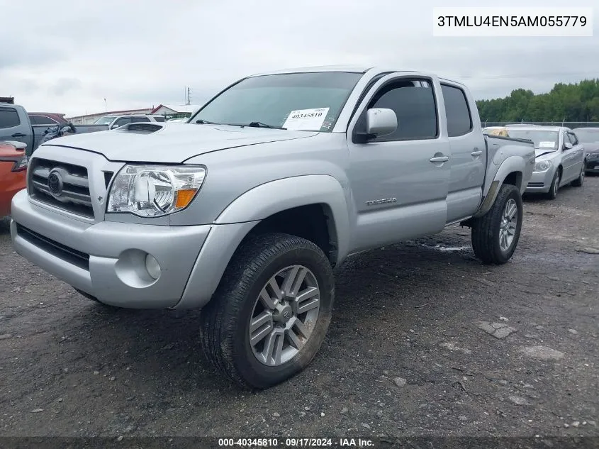 2010 Toyota Tacoma Base V6 VIN: 3TMLU4EN5AM055779 Lot: 40345810