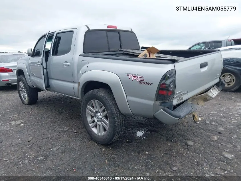 2010 Toyota Tacoma Base V6 VIN: 3TMLU4EN5AM055779 Lot: 40345810