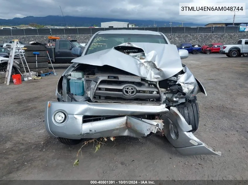 2010 Toyota Tacoma Base V6 VIN: 3TMLU4EN6AM048744 Lot: 40501391