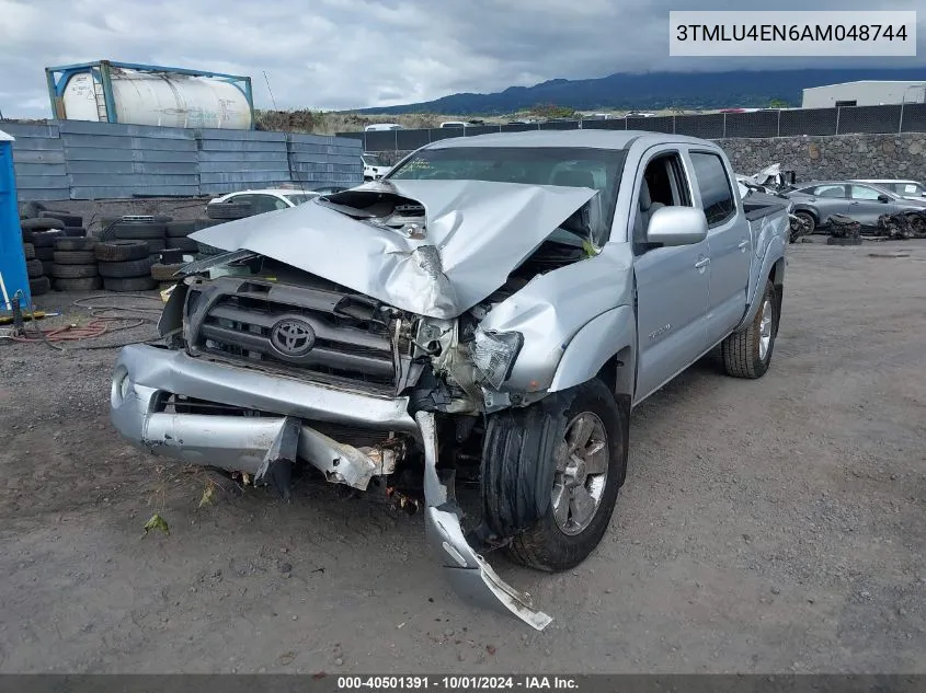 3TMLU4EN6AM048744 2010 Toyota Tacoma Base V6