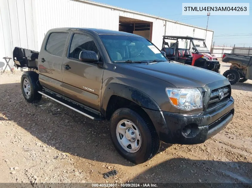 2010 Toyota Tacoma Base V6 VIN: 3TMLU4EN3AM044263 Lot: 40533601