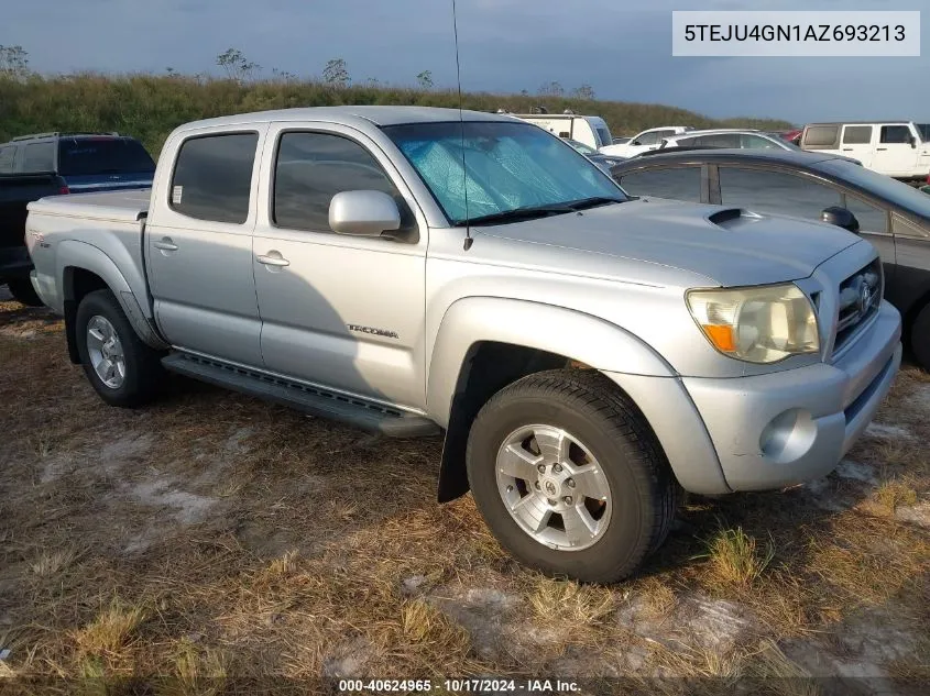 5TEJU4GN1AZ693213 2010 Toyota Tacoma Double Cab Prerunner