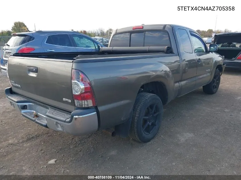 5TETX4CN4AZ705358 2010 Toyota Tacoma