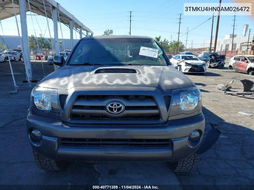 3TMKU4HN0AM026472 2010 Toyota Tacoma Dbl Cab Prerunner Lng Bed