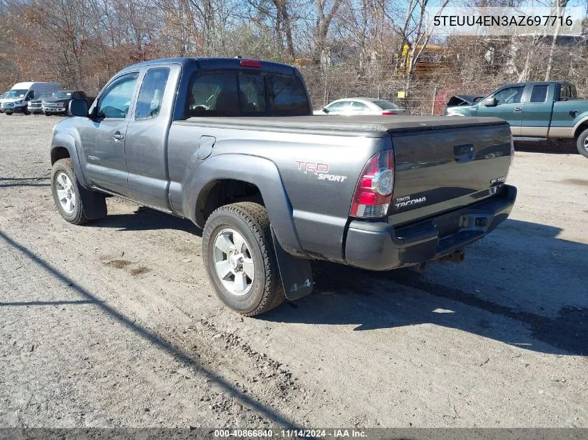 2010 Toyota Tacoma Access Cab VIN: 5TEUU4EN3AZ697716 Lot: 40866840