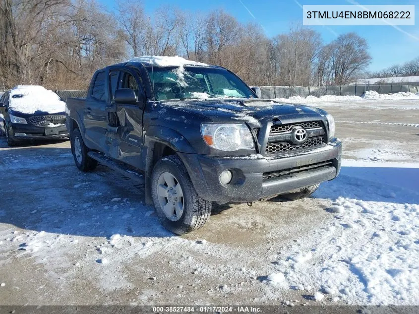 2011 Toyota Tacoma Base V6 VIN: 3TMLU4EN8BM068222 Lot: 38527484