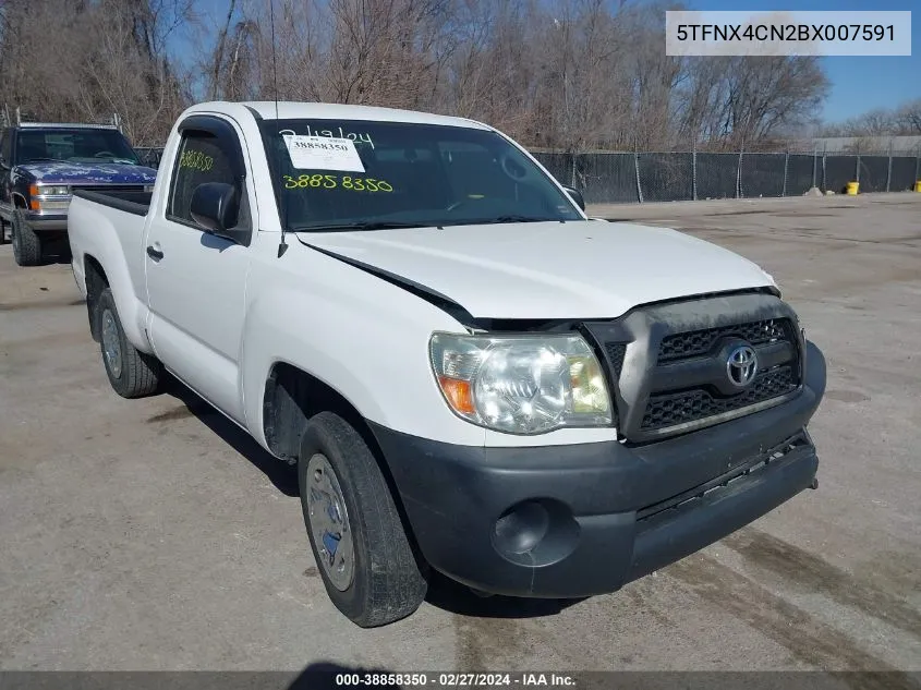 2011 Toyota Tacoma VIN: 5TFNX4CN2BX007591 Lot: 38858350