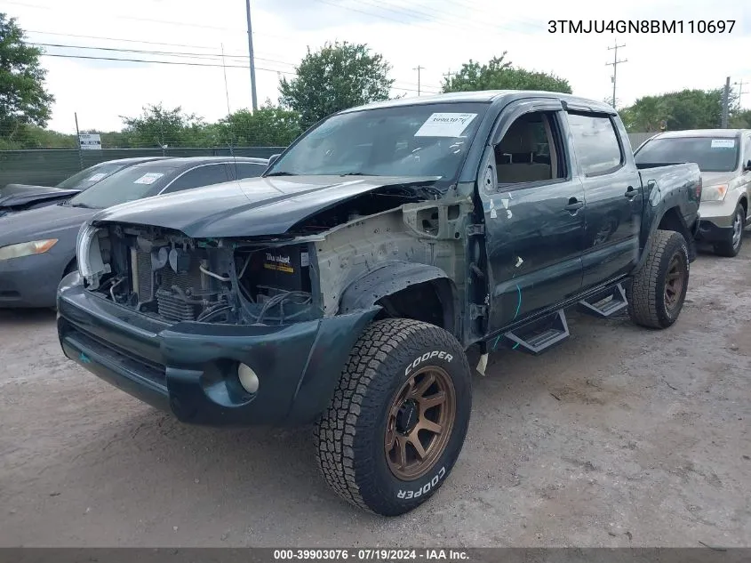 3TMJU4GN8BM110697 2011 Toyota Tacoma Prerunner V6