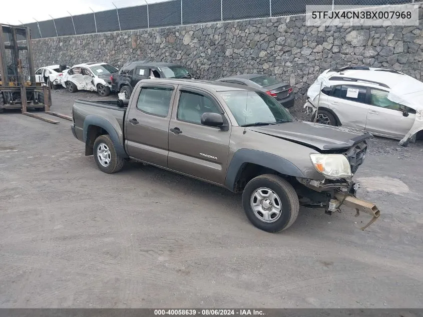 2011 Toyota Tacoma Prerunner VIN: 5TFJX4CN3BX007968 Lot: 40058639