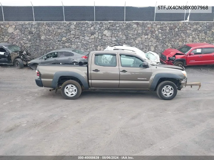 2011 Toyota Tacoma Prerunner VIN: 5TFJX4CN3BX007968 Lot: 40058639