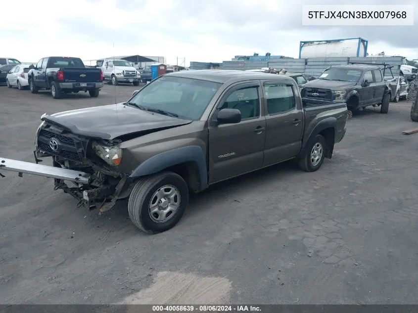 2011 Toyota Tacoma Prerunner VIN: 5TFJX4CN3BX007968 Lot: 40058639