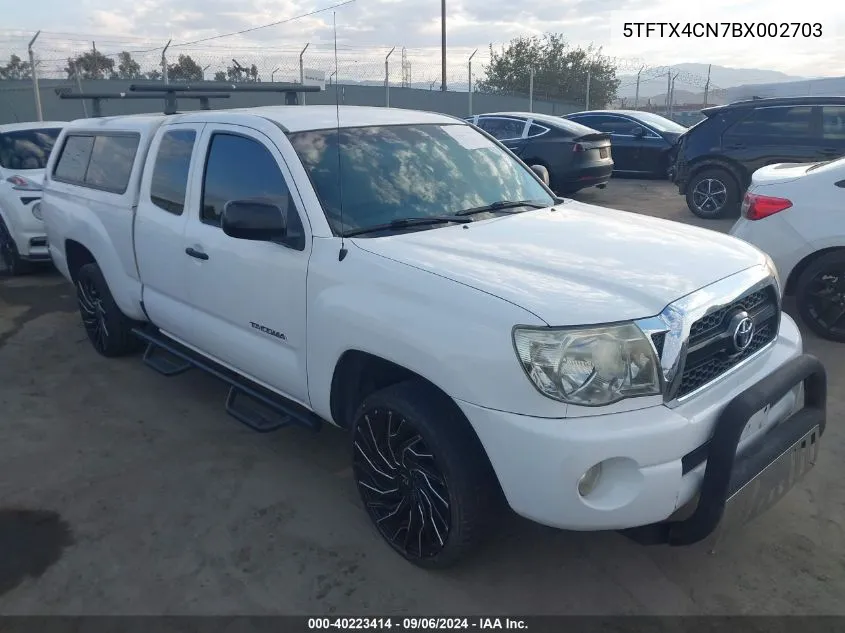 5TFTX4CN7BX002703 2011 Toyota Tacoma