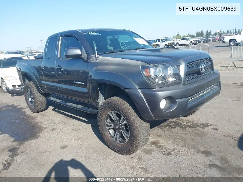 2011 Toyota Tacoma Prerunner V6 VIN: 5TFTU4GN0BX009639 Lot: 40225442