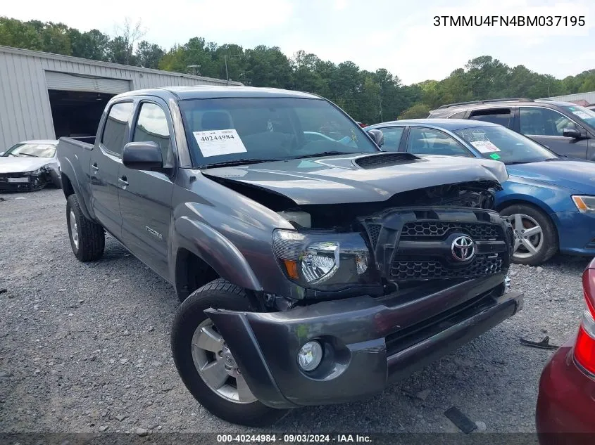 2011 Toyota Tacoma Base V6 VIN: 3TMMU4FN4BM037195 Lot: 40244984