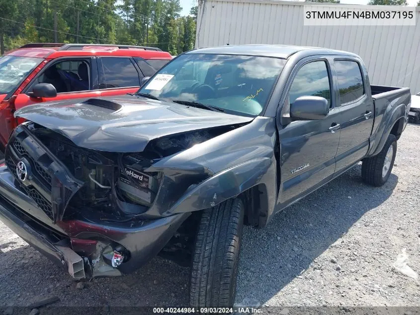 2011 Toyota Tacoma Base V6 VIN: 3TMMU4FN4BM037195 Lot: 40244984