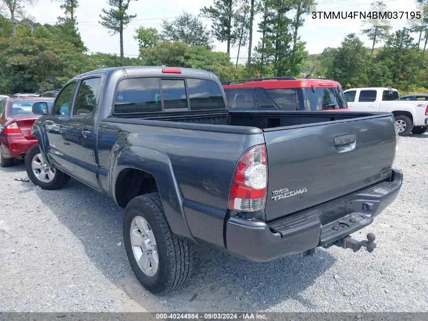 3TMMU4FN4BM037195 2011 Toyota Tacoma Base V6