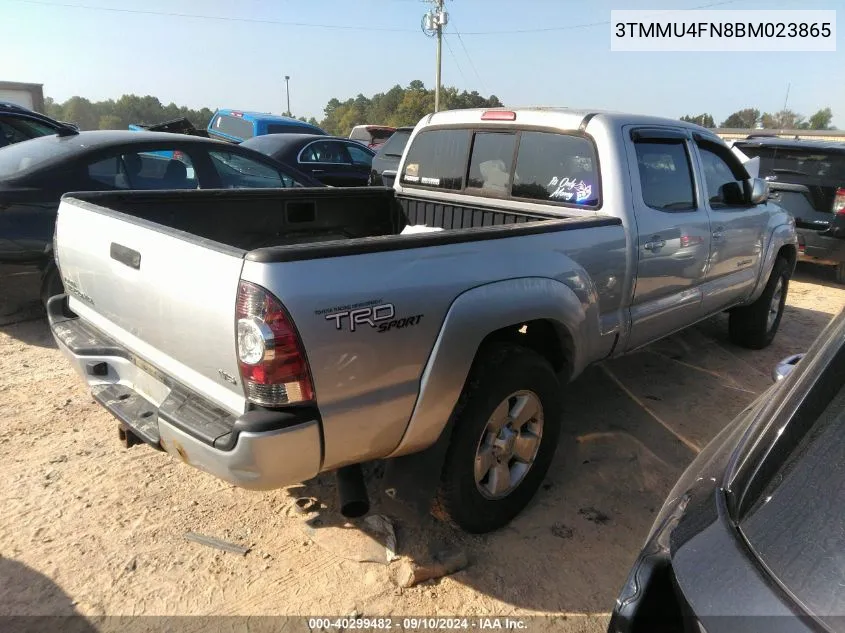 2011 Toyota Tacoma Base V6 VIN: 3TMMU4FN8BM023865 Lot: 40299482