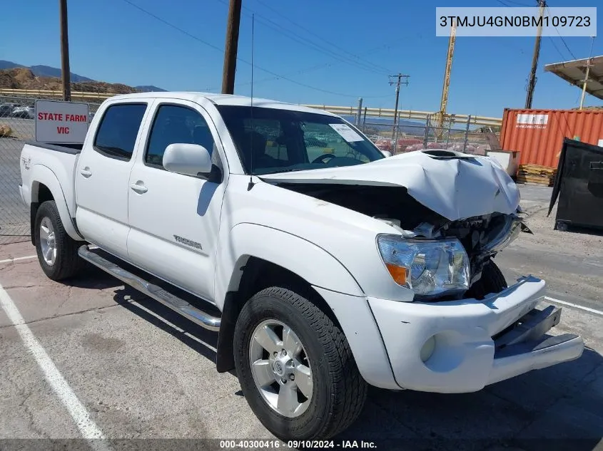 2011 Toyota Tacoma Prerunner V6 VIN: 3TMJU4GN0BM109723 Lot: 40300416