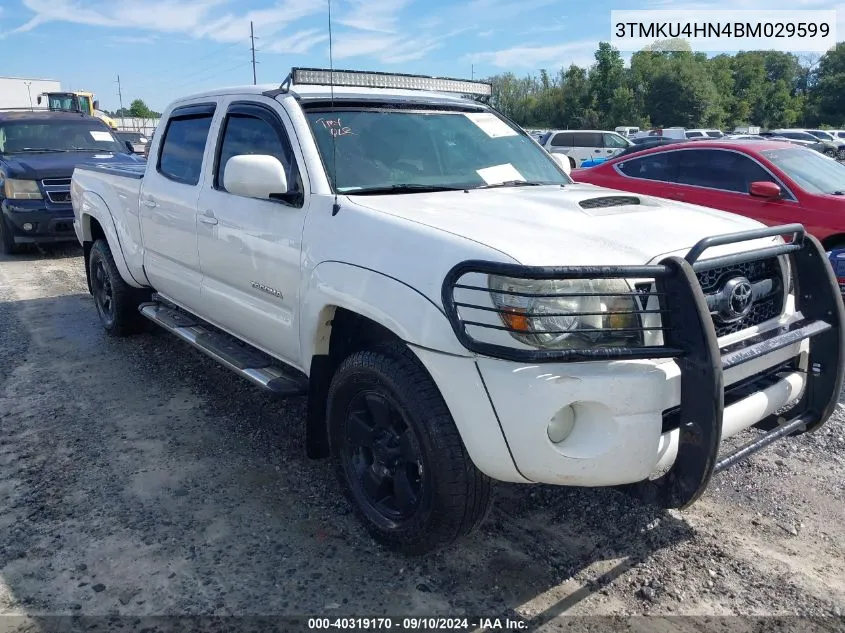 2011 Toyota Tacoma Prerunner V6 VIN: 3TMKU4HN4BM029599 Lot: 40319170