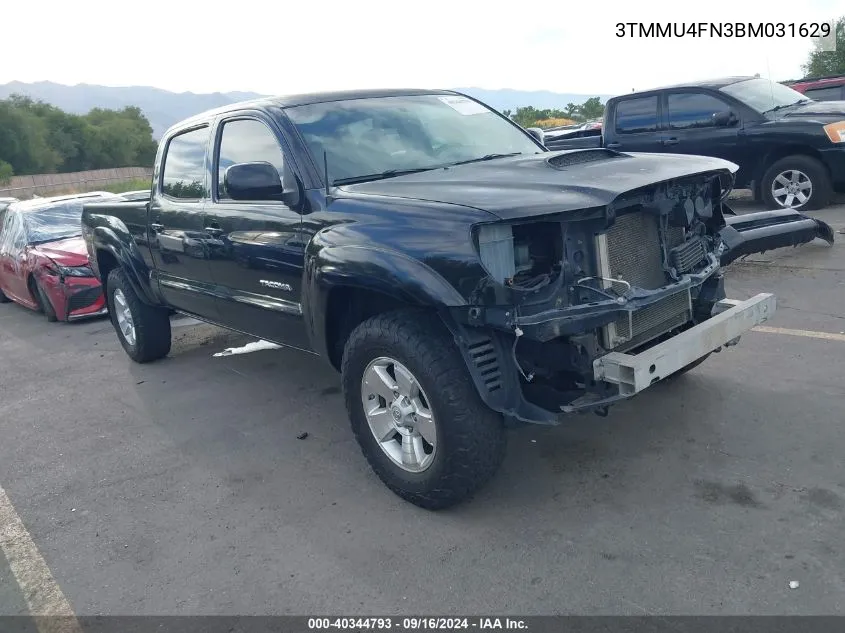 3TMMU4FN3BM031629 2011 Toyota Tacoma Double Cab Long Bed