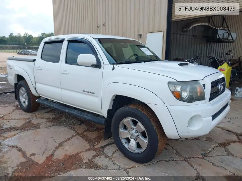 2011 Toyota Tacoma Prerunner V6 VIN: 5TFJU4GN8BX003479 Lot: 40437402