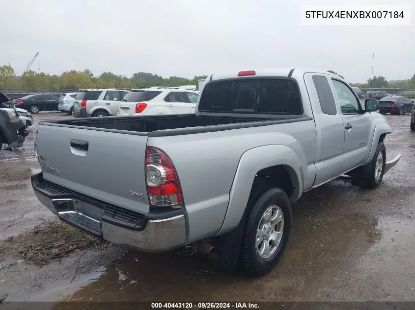 2011 Toyota Tacoma VIN: 5TFUX4ENXBX007184 Lot: 40443120