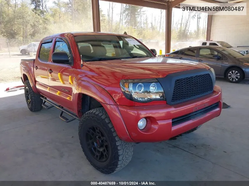 3TMLU4EN5BM080487 2011 Toyota Tacoma Base V6