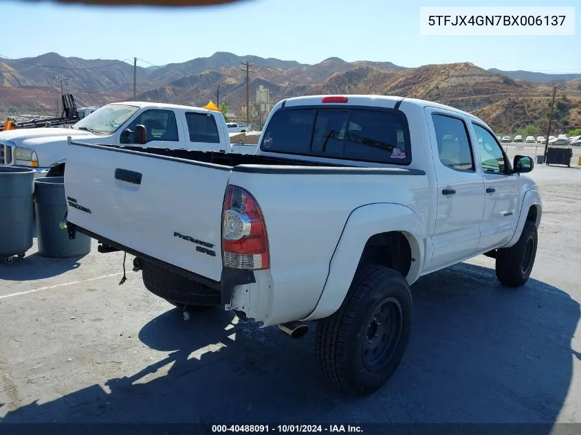 5TFJX4GN7BX006137 2011 Toyota Tacoma Prerunner