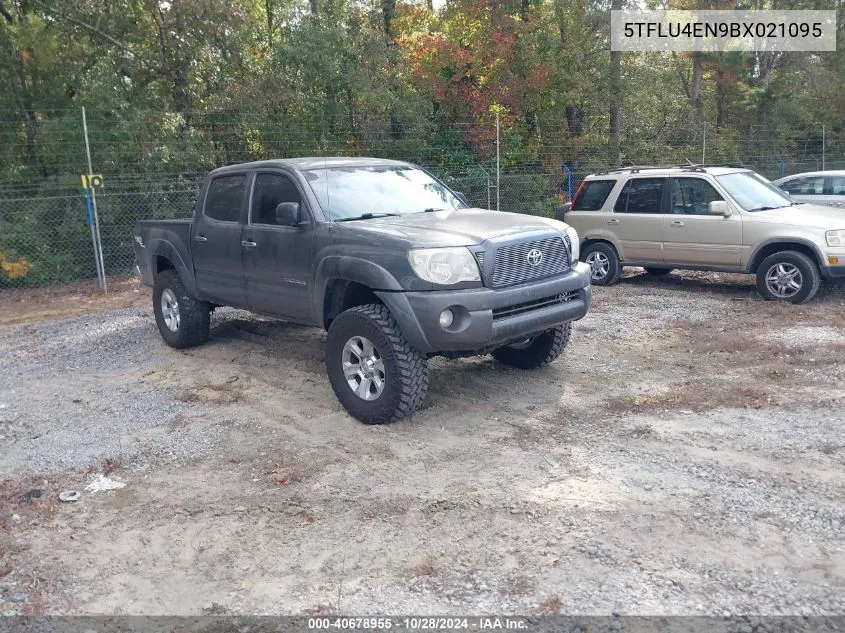 2011 Toyota Tacoma Double Cab VIN: 5TFLU4EN9BX021095 Lot: 40678955