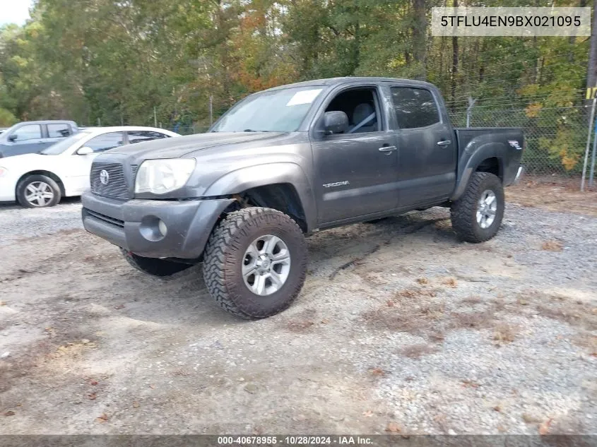 2011 Toyota Tacoma Double Cab VIN: 5TFLU4EN9BX021095 Lot: 40678955